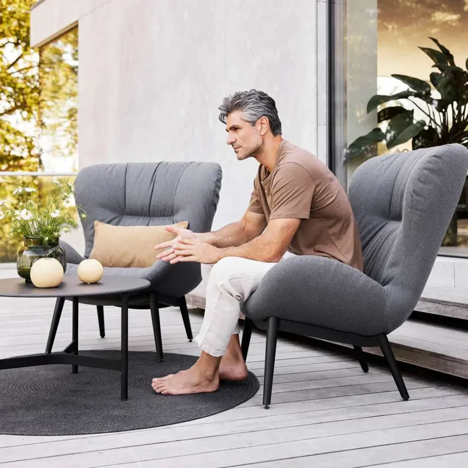 Butaca Lounge Serene, Cane-Line airtouch grey