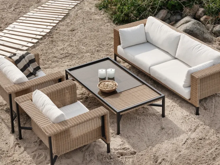 Butaca Lounge Shell, Teddy rice-negro