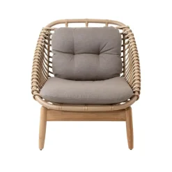 Butaca Lounge String, Cane-Line Airtouch taupe-teak