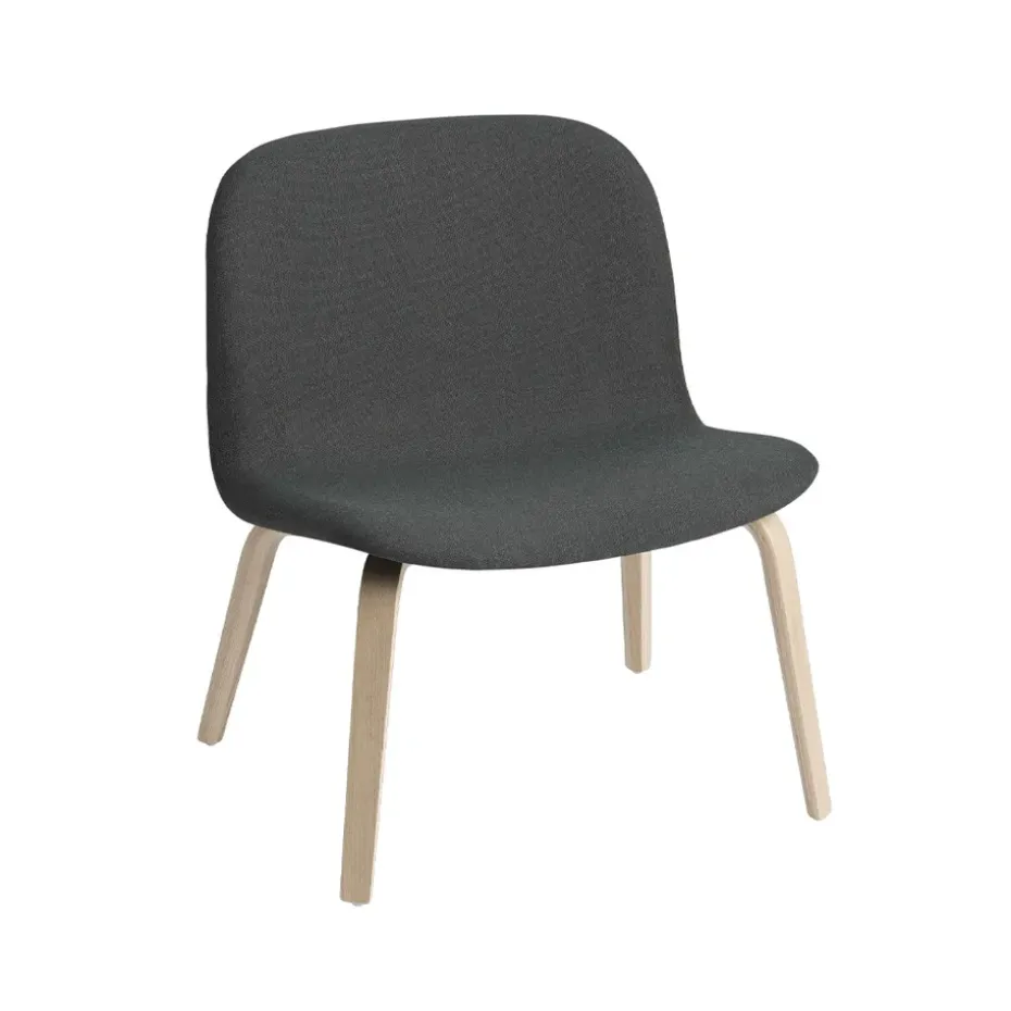 Butaca Lounge Visu asiento tapizado, Fiord 991-Oak