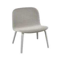 Butaca Lounge Visu asiento tapizado, Steelcut trio 133-Grey