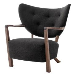 Butaca Lounge Wulff Lounge Chair ATD2, nogal aceitado-Hallingdal