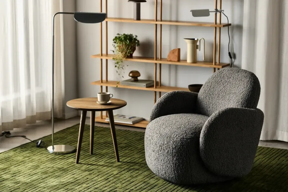 Butaca Mo con función giratoria, Glore grey