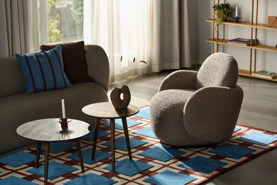 Butaca Mo con función giratoria, Glore brown