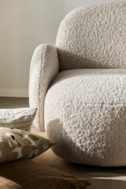 Butaca Mo con función giratoria, Glore White 1243