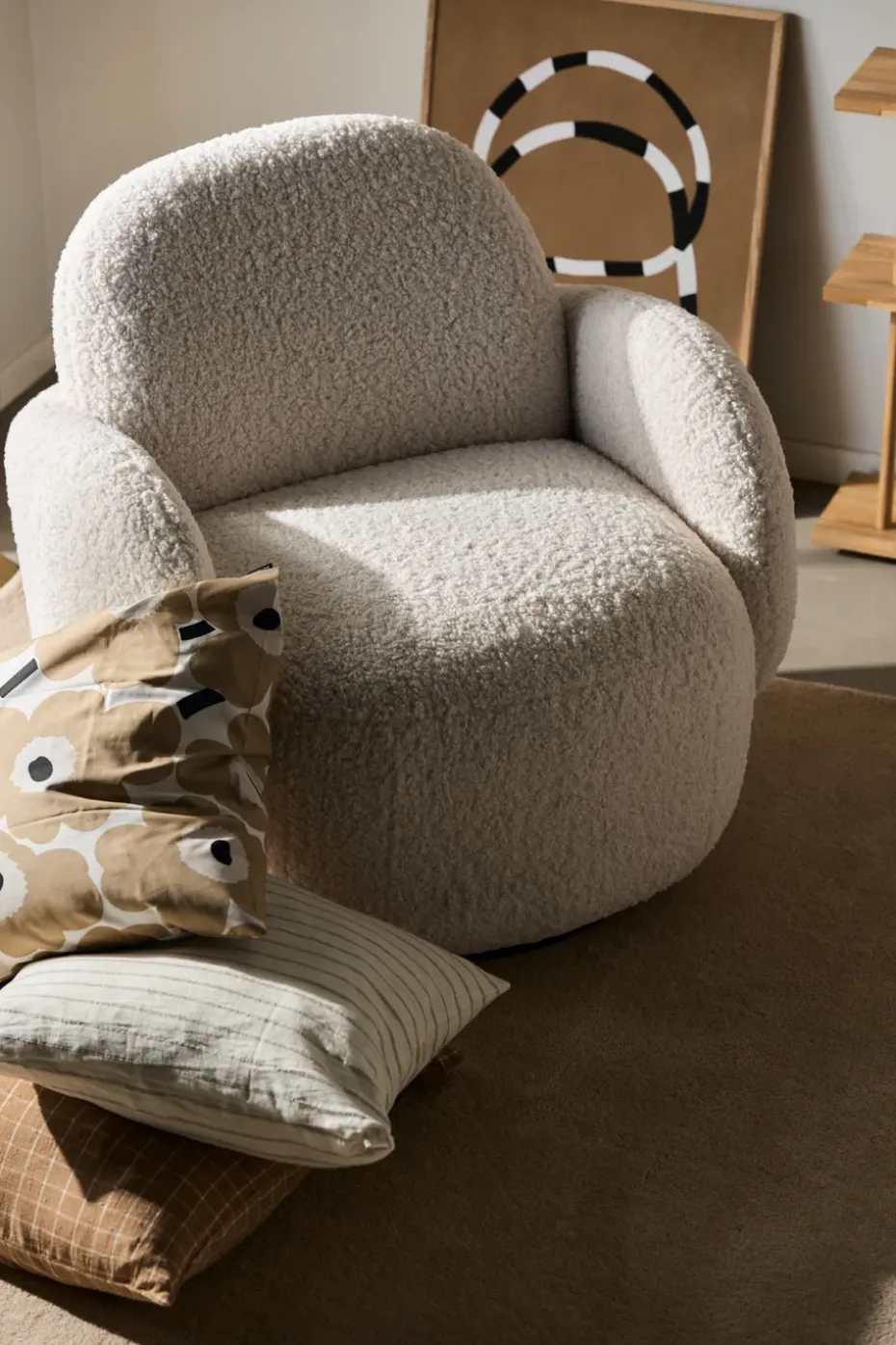 Butaca Mo con función giratoria, Glore White 1243