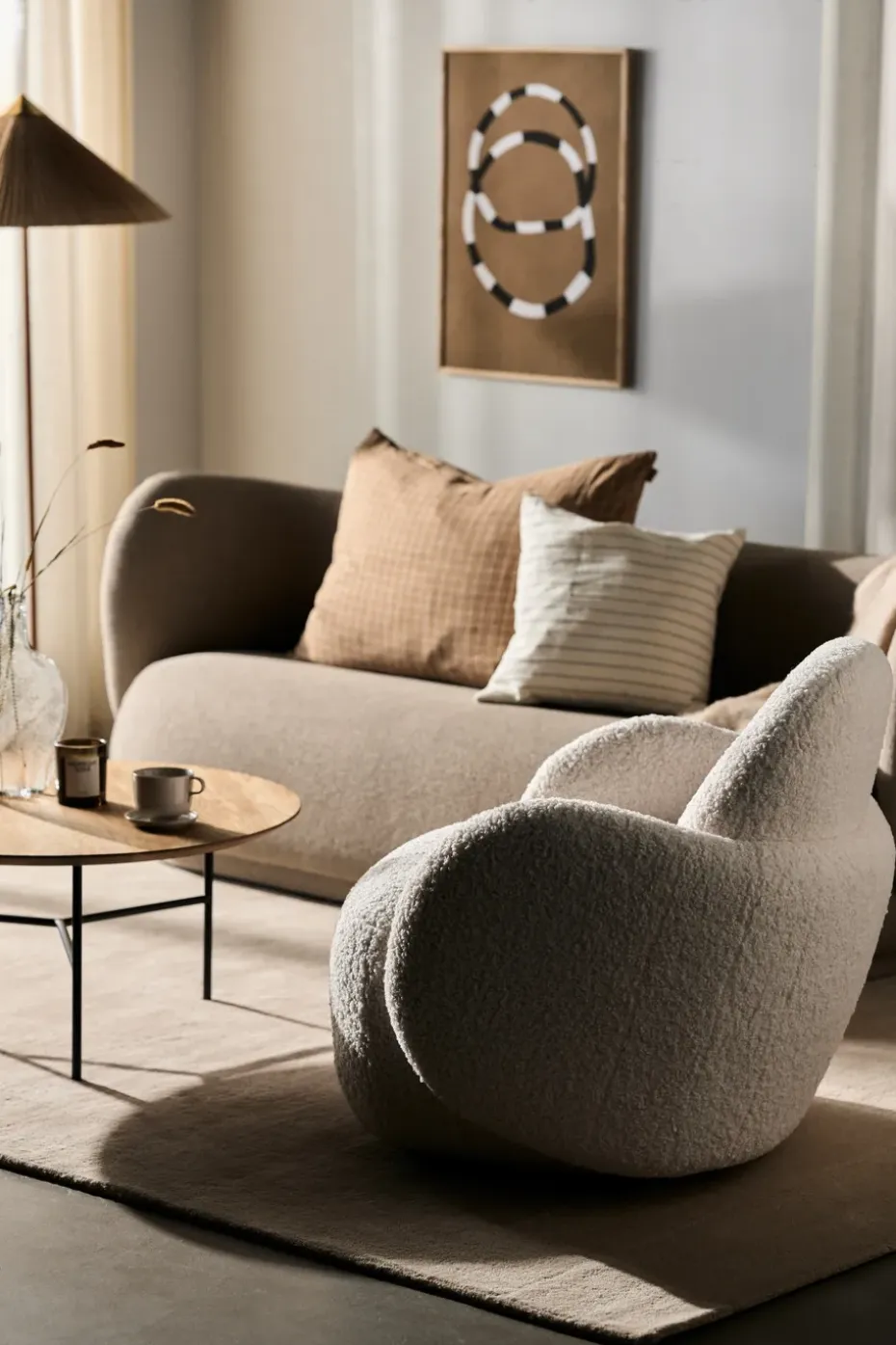 Butaca Mo con función giratoria, Glore White 1243