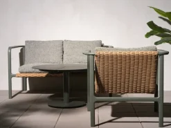 Butaca Motty, Nordic green-teddy verde