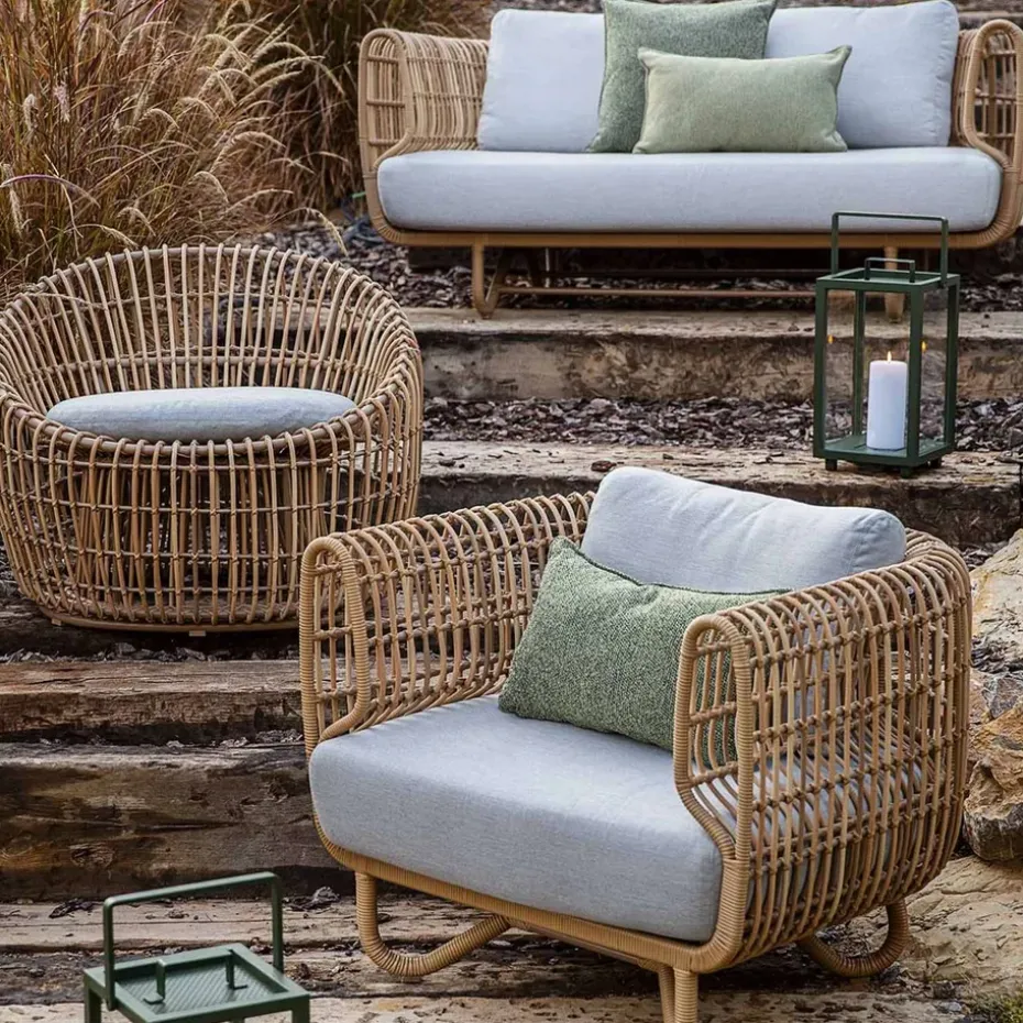 Butaca Nest Round, Cane-Line Natté white, mimbre white