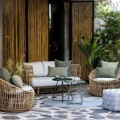 Butaca Nest Round, Cane-Line Natté white, mimbre white