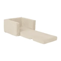 Butaca plegable Kid's Base, Blanco natural