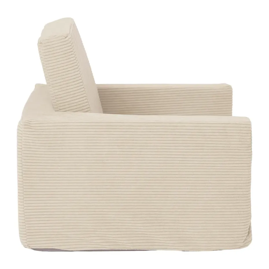 Butaca plegable Kid's Base, Blanco natural