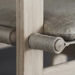 Butaca The Canvas Chair, Estructura Canvas natural aceitada clara