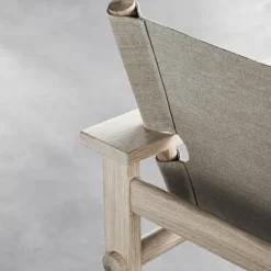 Butaca The Canvas Chair, Estructura Canvas natural aceitada clara