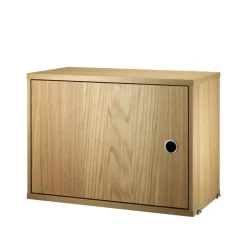 Cabinet con puerta batiente String, Roble, 58x30 cm
