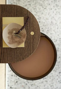 Caja colgante Valet small, Smoked oak