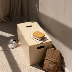 Caja de almacenamiento Cube Long, Abedul