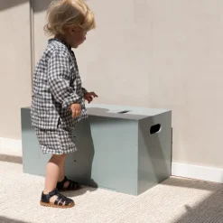 Caja de almacenamiento Cube Long, Verde oliva