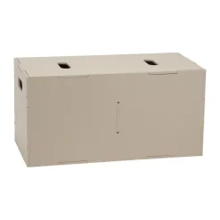 Caja de almacenamiento Cube Long, Beige