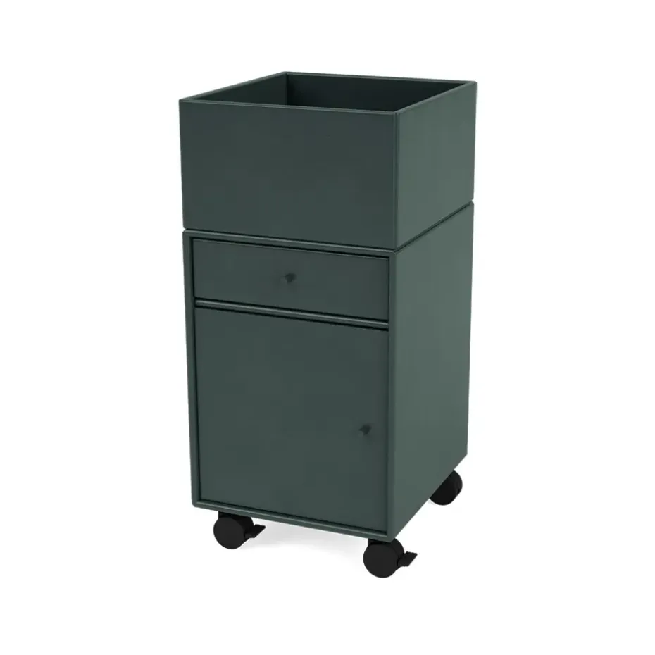 Cajonera con ruedas Runner, Black jade 163