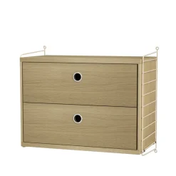 Cajonera String, Roble, 58x30 cm