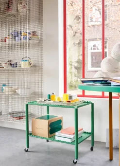 Carrito Arcs Trolley Low, Soft jade