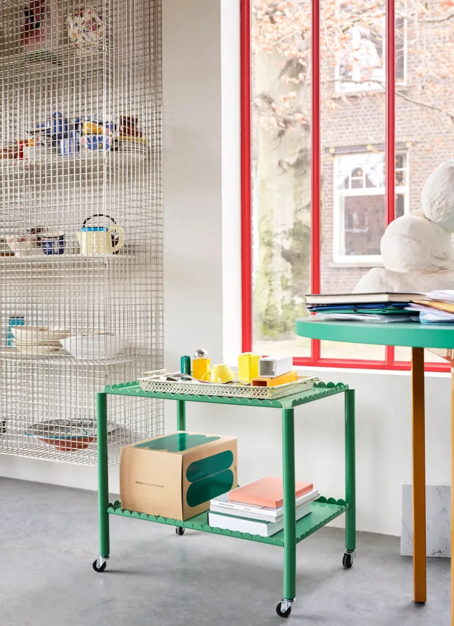 Carrito Arcs Trolley Low, Soft jade