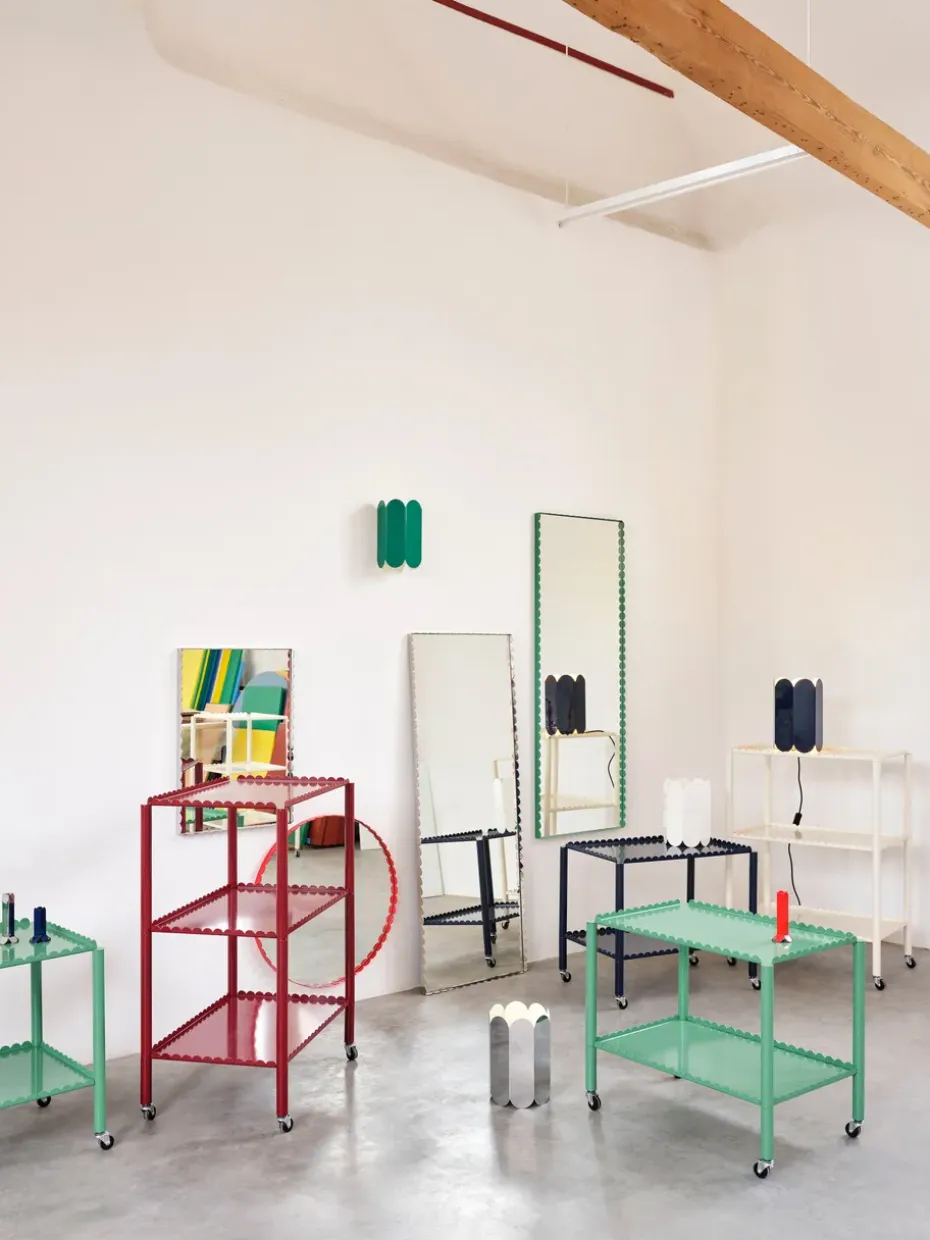 Carrito Arcs Trolley Low, Soft jade