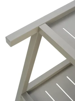 Carrito de servicio Samvaro 86x49x69 cm, Caqui