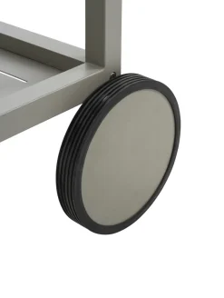 Carrito de servicio Samvaro 86x49x69 cm, Caqui