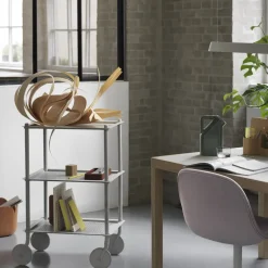 Carrito Flow 3-layer 90 cm, gris