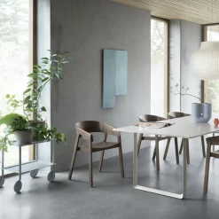 Carrito 2-layer Flow 57 cm, gris