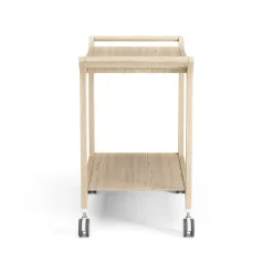 Carrito para servir Teatime, fresno lacado