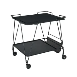 Carro con ruedas Matégot Trolley, Black