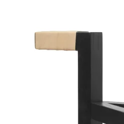 Carro con ruedas Move, Roble teñido de negro, big, mármol marquina, vidrio