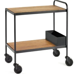 Carro para servir James, negro