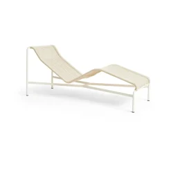 Chaise longue Palissade Cord, Cream white