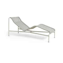 Chaise longue Palissade Cord, Sky grey