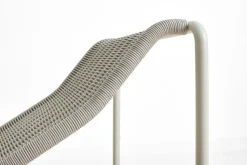 Chaise longue Palissade Cord, Sky grey