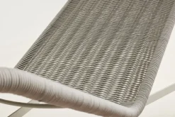 Chaise longue Palissade Cord, Sky grey