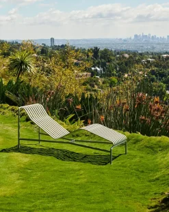 Chaise longue Palissade, Sky grey