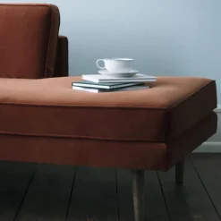 Chaiselongue Wind, Caramel cafe (rojo)