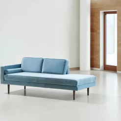 Chaiselongue Wind, Pastel blue (azul)