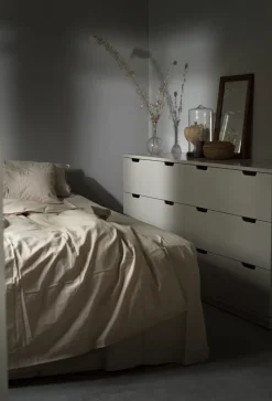 Cómoda Aoko doble 6 cajones, Lacado blanco