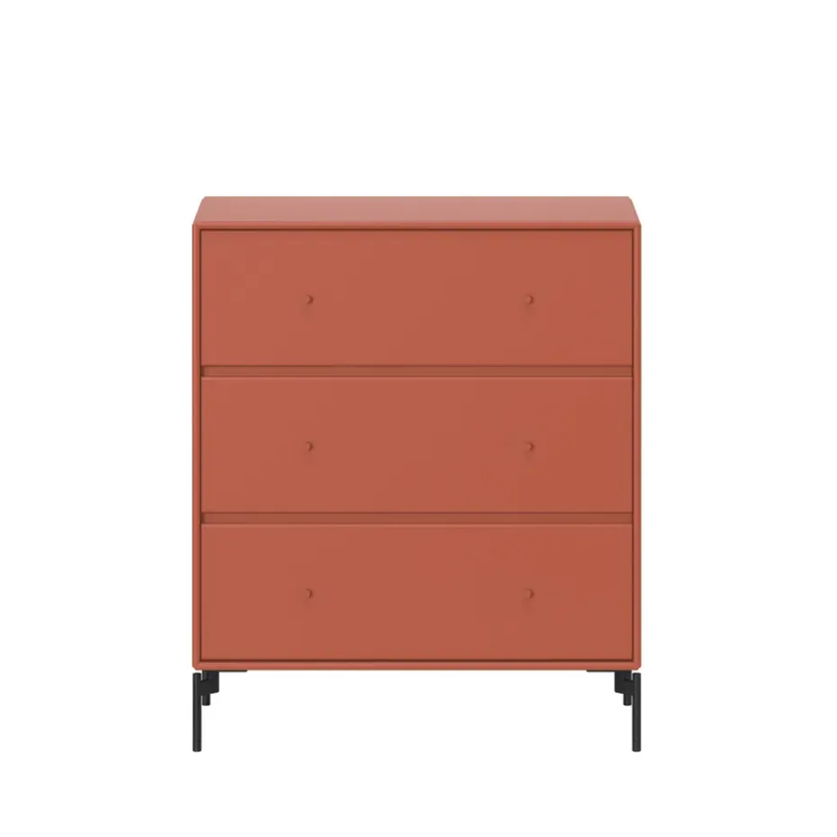 Cómoda Carry, Hokkaido 162, patas lacadas en negro