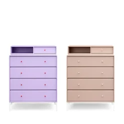 Cómoda Keep, Fennel 144, patas cromadas