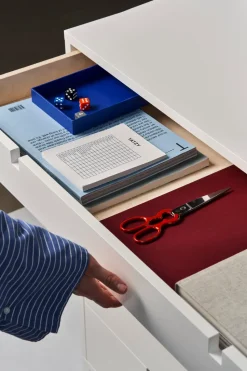 Cómoda Square 5 cajones, Blanco