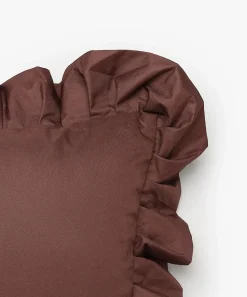 Cojín con volantes Garden Glory Outdoor 45x45 cm, Brown