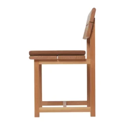 Cojín de asiento Align, Brown clay, 40x40 cm