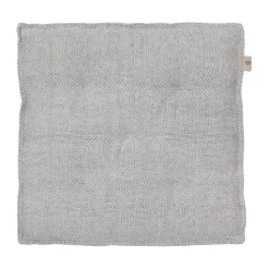 Cojín de asiento Ernst marmoleado 45x45 cm, Gris